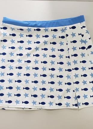 Aqua maritime юбка для пляжа и плавания девочке 5-6-7-8л