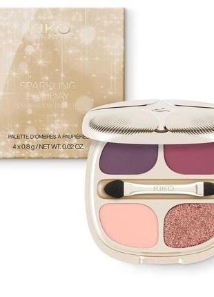 Kiko sparkling holiday eyeshadow 03 weiting for pleasure1 фото