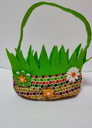 Сумочка для сладостей, подарков, пасхальная корзина