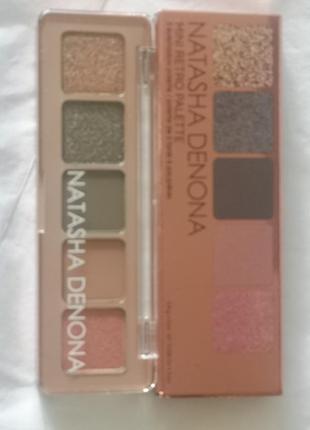 Natasha denona mini retro eyeshadow palette - палетка тіней, 4 гр.3 фото