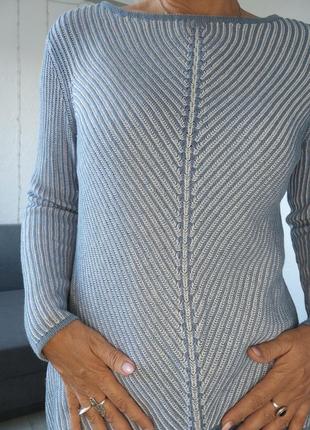 Брендова кофта светер з логотипом асиметрія оригінал котон3 фото