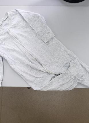 Детский слип человечек на молнии мальчику девочке 6-9м 68-74см