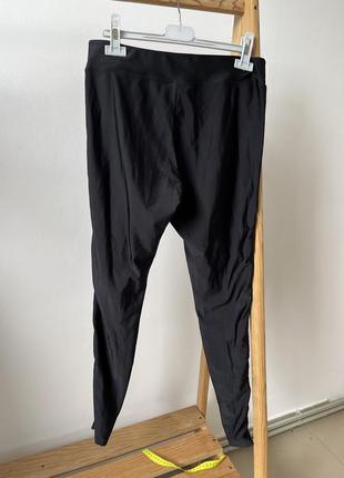 Спортивні штани для занять спортом жіночі чорні спортивні легінси4 фото