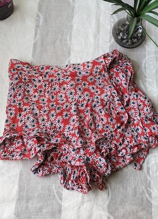Шорти спідниця zara s 36