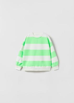 Новый свитшот ( кофта ) zara на 4 - 5 р ( 110 см), 5 - 6 р ( 116 см )