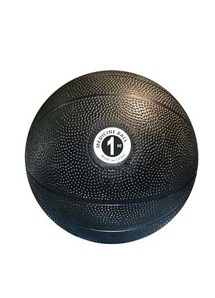 Медбол rollerua medicine ball 1 кг чорний