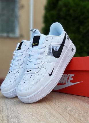 Чоловічі кросівки nike air force 1 low white black