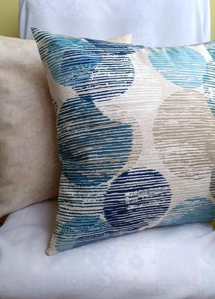 Набір декоративних наволочок 35*35  з колами для декора