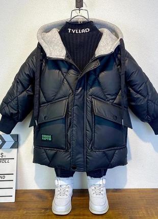 Дитяча куртка холодна осінь євро зима синтєпух