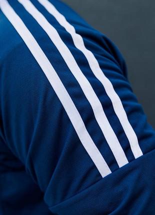Спортивный мужской костюм стойка адидас adidas три полосы комплект олимпийка и штаны с лампасами премиум качественный2 фото
