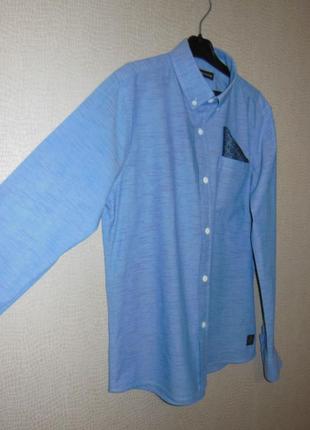 Стильна сорочка/рубашка 100%бавовна outfitters nation (британія) підлітку на 13-16 років5 фото