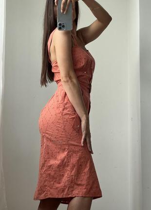 Сукня з прошвы бавовна міді f&f9 фото