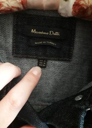 Суперовый джинсовый жакет massimo dutti4 фото