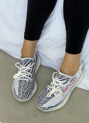 Кроссовки adidas yeezy 350  v2 zebra10 фото