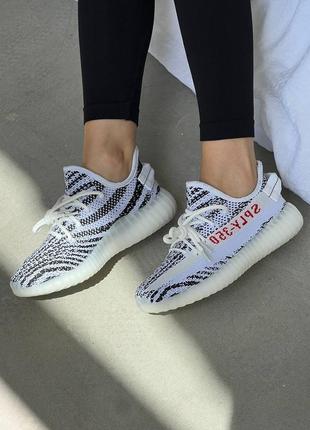 Кроссовки adidas yeezy 350  v2 zebra9 фото