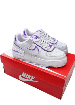 Распродажа женские кроссовки nike air force shadow серые