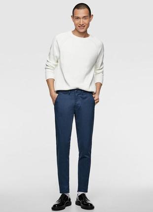 Круті чоловічі укорочені брюки zara man - 32 - на 30, 322 фото