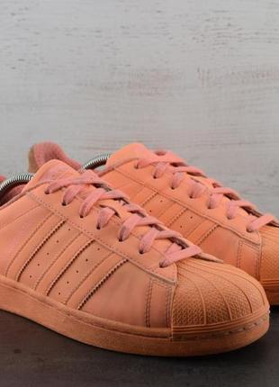 Кроссовки adidas superstar adicolor 'sunset glow'. рефлективные. размер 41