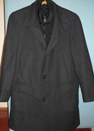 Шикарный удлиненный мужской тренч-пальто 52 размер.engbergs