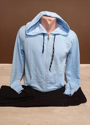 Спортивний костюм для хлопчика підлітка туреччина turkey на 8-18 років кофта зі штанами блакитний