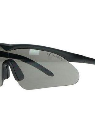 Очки баллистические swiss eye raptor black тактические очки тактические военные очки со сменными линзами6 фото