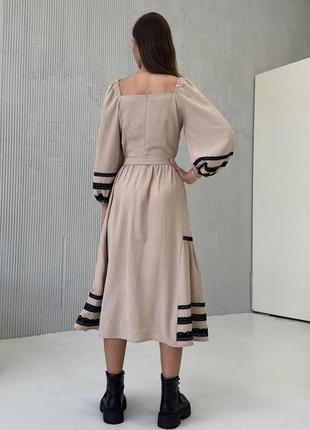 Праздничное платье миди с кружевом 44-50 размеры разные цвета2 фото