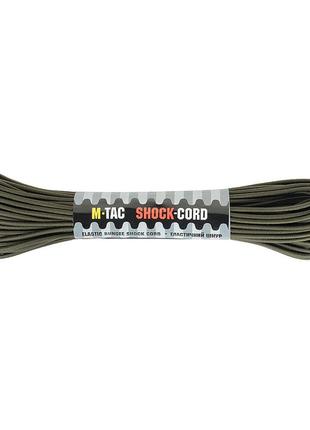 M-tac паракорд shock-cord 3 mm od green 15м