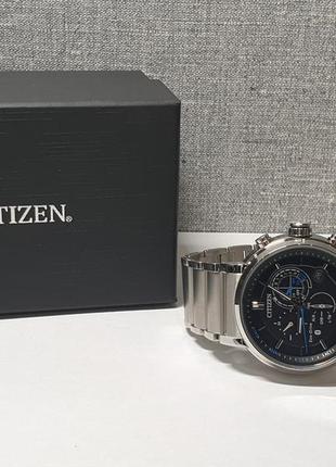 Чоловічий годинник часы citizen eco-drive bz1000-54e chronograph умний годинник новий10 фото