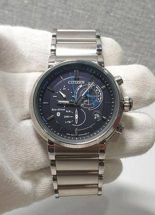 Чоловічий годинник часы citizen eco-drive bz1000-54e chronograph умний годинник новий8 фото