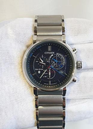 Чоловічий годинник часы citizen eco-drive bz1000-54e chronograph умний годинник новий2 фото