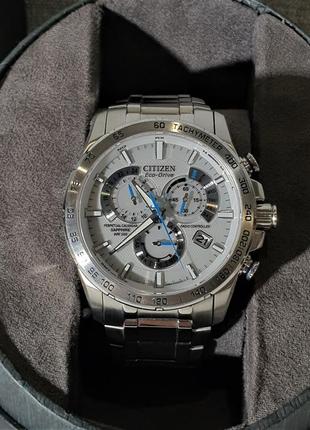 Чоловічий годинник часы citizen at4000 eco-drive 200m sapphire radio controlled4 фото