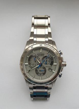 Чоловічий годинник часы citizen at4000 eco-drive 200m sapphire radio controlled9 фото