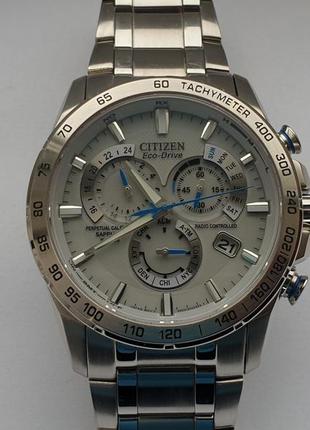 Чоловічий годинник часы citizen at4000 eco-drive 200m sapphire radio controlled