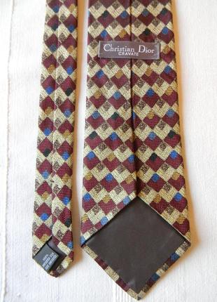 Christian dior -галстук 100% шелк винтаж!9 фото