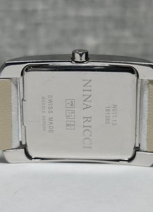 Жіночий годинник часы nina ricci n011.13 depose swiss made з діамантами7 фото