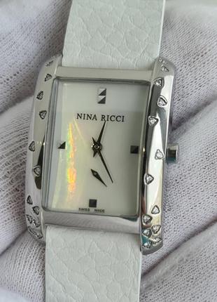 Жіночий годинник часы nina ricci n011.13 depose swiss made з діамантами10 фото