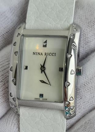Жіночий годинник часы nina ricci n011.13 depose swiss made з діамантами9 фото