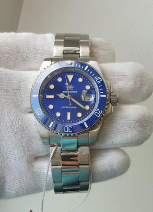 Чоловічий годинник часы addiesdive 40.5мм 200м diver's blue нові7 фото
