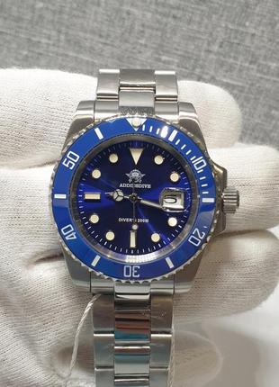 Чоловічий годинник часы addiesdive 40.5мм 200м diver's blue нові