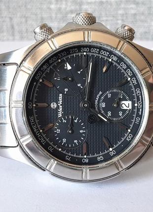 Чоловічий годинник часы wyler vetta incaflex 100м 38мм chronographe swiss eta 251.262 (27 jewels)2 фото