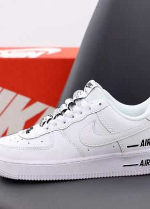 Мужские кроссовки nike air force 1 low white black 40-41-44