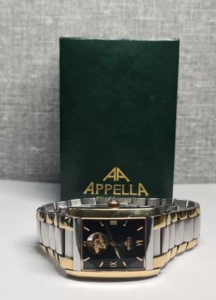 Чоловічий годинник часы appella automatic open heart ref.385 swiss made6 фото