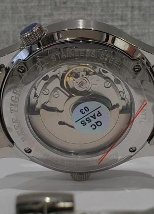 Мужские часы годинник reef tiger rga1693 automatic sapphire 43mm9 фото