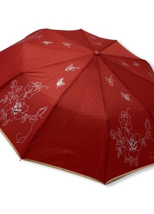 Жіноча парасолька toprain напівавтомат на 10 спиць #0116/6