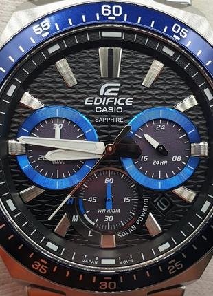 Чоловічий годинник часы casio edifice efs-s600d-1a2vuef sapphire solar новий1 фото
