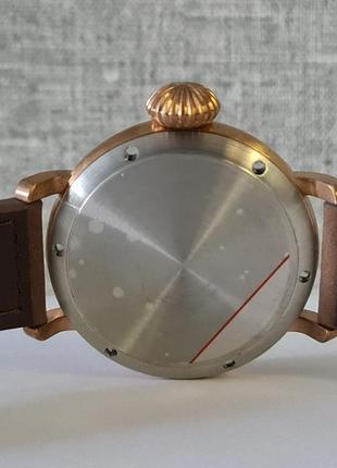Чоловічий годинник часы tandorio automatic pilot sapphire bronze 100m 46.5mm нові