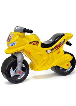 Велобег детский  "ямаха" 501b3 мотоцикл tm orion со звуковыми эффектами беговел жёлтый1 фото