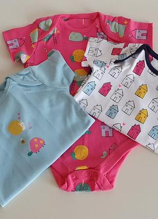 Боди mothercare по 3 шт