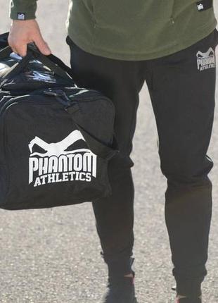 Спортивна сумка phantom gym bag team tactic black (80 л.)9 фото