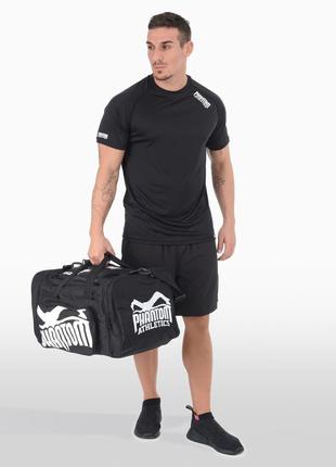 Спортивна сумка phantom gym bag team tactic black (80 л.)8 фото